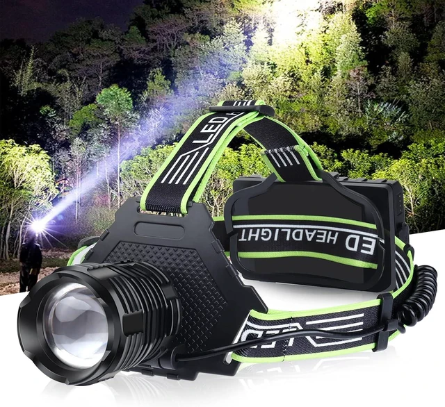 Main image of Rechargeable LED Headlamp 1000 Lumens Super Bright Headlamp Flashlight with Motion Sensor 5 Modes 135°Adjustable IPX7 Waterproof Head Lamp for Camping Running Climbing Hiking