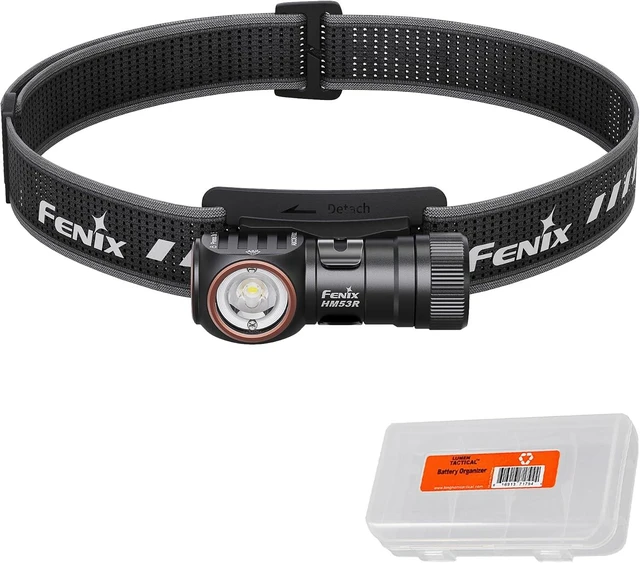 Main image of HM53R Rechargeable Headlamp 1200 Lumen LED Headlamp with Red Light Magnetic Tailcap Detachable Flashlight USB-C Rechargeable Lightweight Outdoor Work and Lumentac Organizer