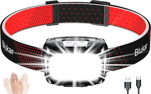 Main image of LED Headlamp Rechargeable 2000L Super Bright Headlight Flashlight