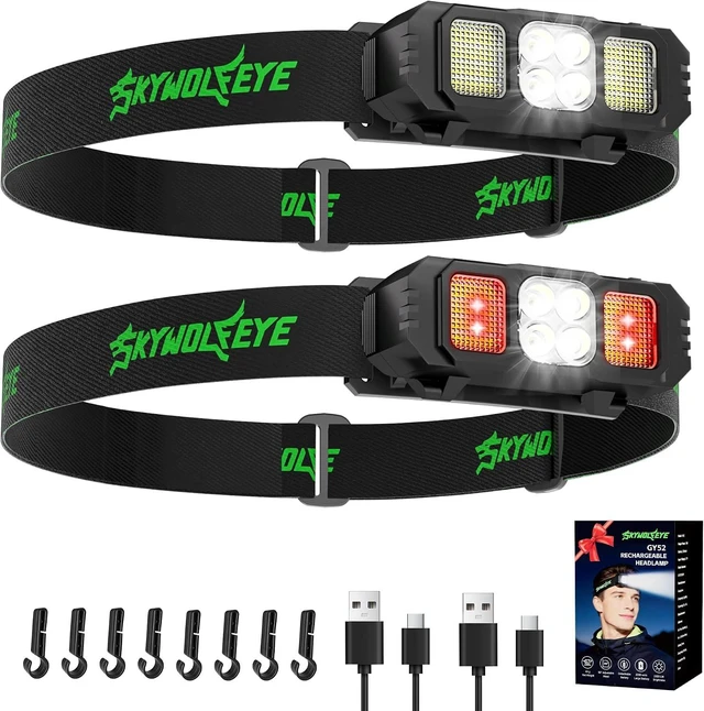 Main image of Headlamp Flashlight Rechargeable LED Headlight Camping Hiking