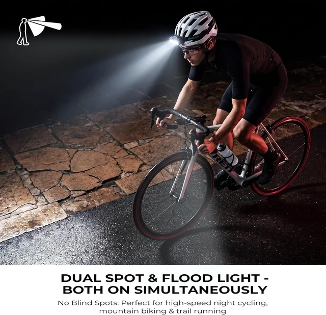 Alt view image 5 of 7 - Headlamp Flashlight Rechargeable LED Headlight Camping Hiking