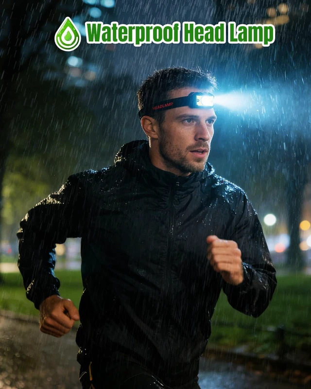 Alt view image 7 of 7 - 2 Pack Headlamp Rechargeable - Christmas Stocking Stuffers Gifts for Men