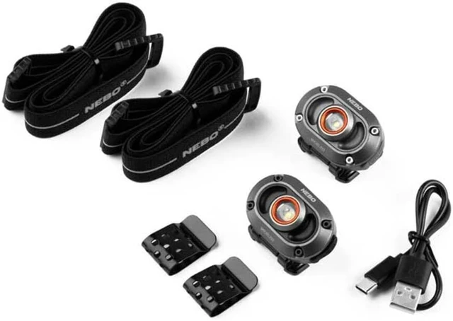 Alt view image 2 of 7 - Mycro 250 Rechargeable Headlamps 250 Lumen Hands-Free Light 2-Pack