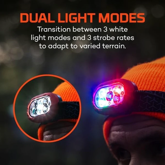 Alt view image 2 of 6 - IllumaTrace Blood Tracker Headlamp Rechargeable Hunting Light