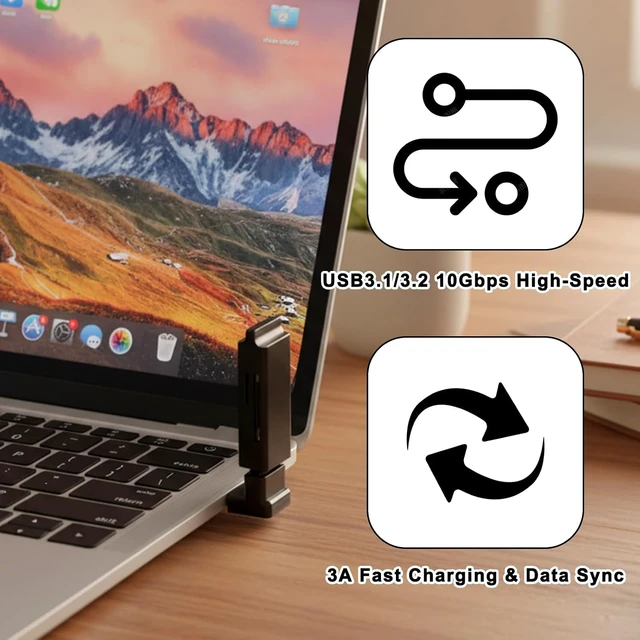 Alt view image 6 of 7 - 6 Pcs 90 Degree USB 3.0 Adapter Up Down Left Right USB-3.2 Male to Female Cable Extension Connector for Camera Mouse Keyboard Laptop Power Bank