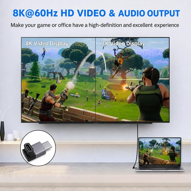 Alt view image 6 of 7 - 90 Degree USB C Adapter 4 Pack Male to Female Right Angle Connector
