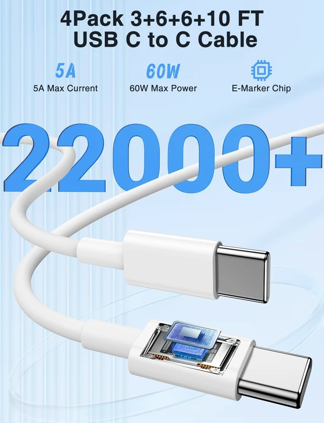 Alt view image 5 of 7 - 85W USB C Charger for iPhone 18 17 16 Pro Max 3-Port PD 3.0 GaN