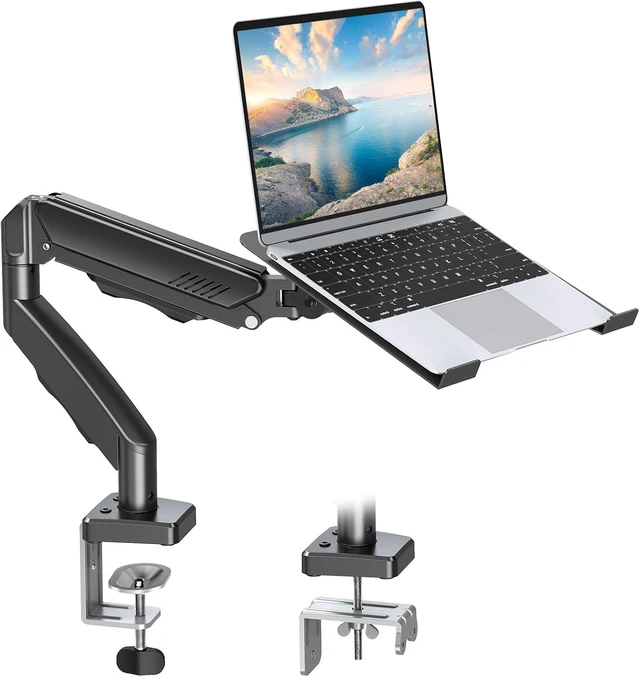 Main image of Laptop Arm Mount for Desk Fits Max 17 Notebook and 32 Monitors