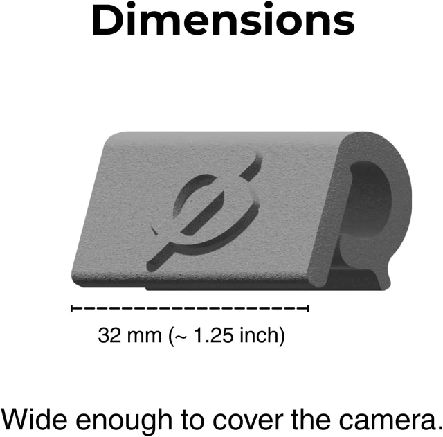 Alt view image 6 of 7 - Webcam Cover Slide for Laptop & Tablet Camera Privacy No Adhesive No Residue Flexible Cover for MacBook iPad PC & More 4 Pack Made in USA