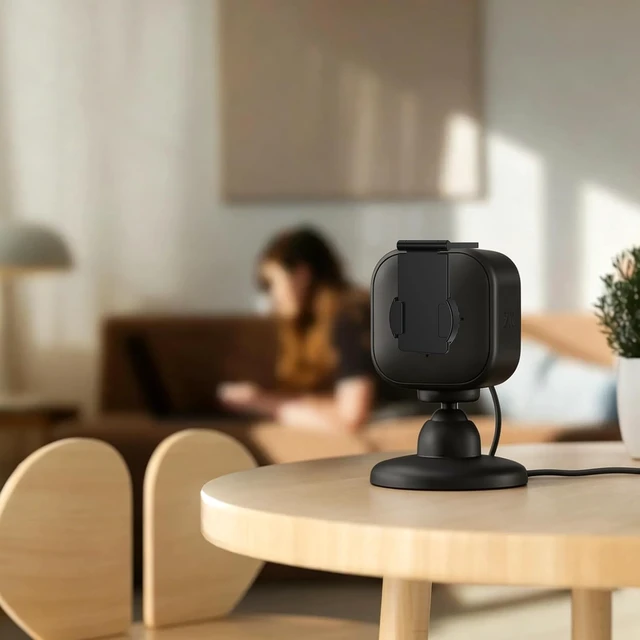 Alt view image 6 of 7 - Privacy Lens Cover for Ring/Blink/Tapo/Eufy Indoor Cameras 2-Pack Black