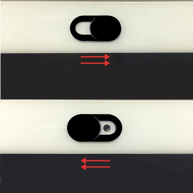 Alt view image 4 of 5 - Webcam Cover Camera Privacy Cover Slide for Laptop/Cell Phone/iPad/PC/Tablet Protect Your Privacy and Security 5 Pcs Black