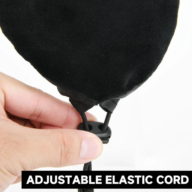 Alt view image 4 of 7 - Indoor Security Camera Cover Drawstring Cover Compatible for Blink Mini 2/TP-Link Tapo C100/ WDR & WiFi 6/Wyze Cam OG/Google 2025 Model Black 1 Pack
