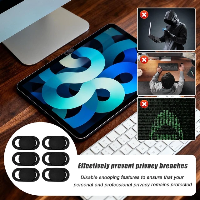 Alt view image 3 of 7 - 50 Pcs Webcam Cover Slide Ultra-Thin Cell Phone Camera Cover