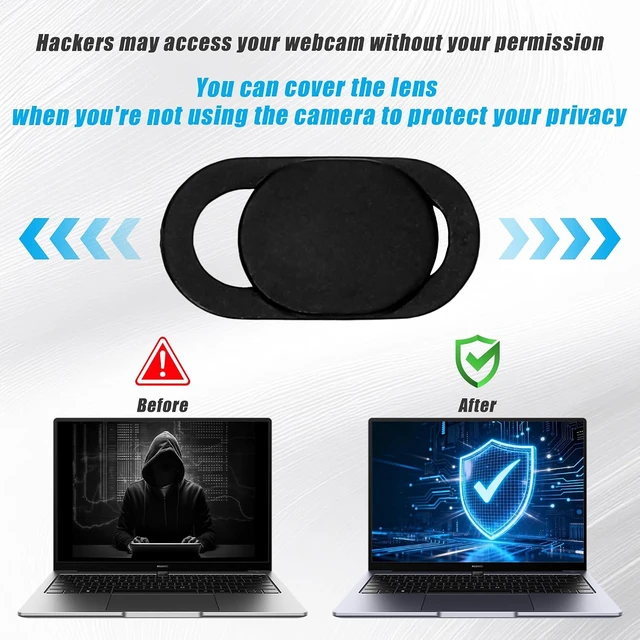 Alt view image 4 of 7 - 50 Pcs Webcam Cover Slide Ultra-Thin Cell Phone Camera Cover