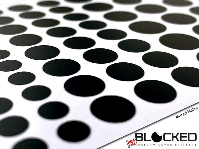 Alt view image 4 of 7 - The Original Vinyl Webcam Cover Stickers