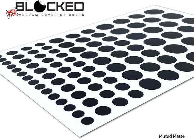 Alt view image 3 of 7 - The Original Vinyl Webcam Cover Stickers