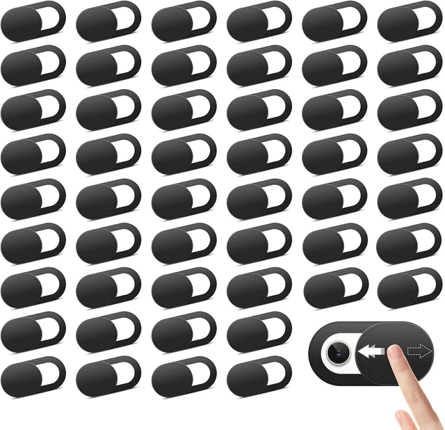 Main image of 50pcs Laptop Camera Cover Slide Ultra-Thin Webcam Cover Phone Camera Covers for Laptop Desktop Tablet Smartphone Protects Your Privacy & Security