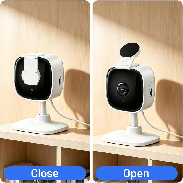 Alt view image 3 of 7 - Privacy Lens Cover for Ring/Blink/Tapo/Eufy Indoor Cameras 2-Pack White