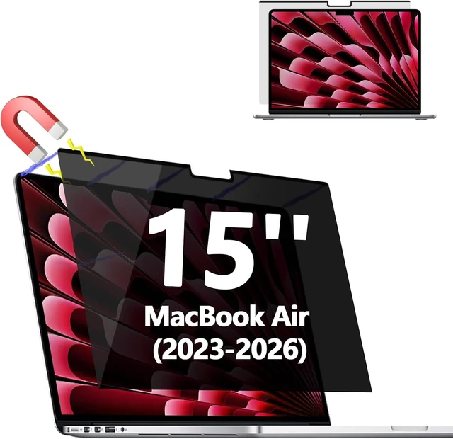 Main image of Magnetic Privacy Screen Protector for MacBook Air 15 (2023-2026 M2-M5)