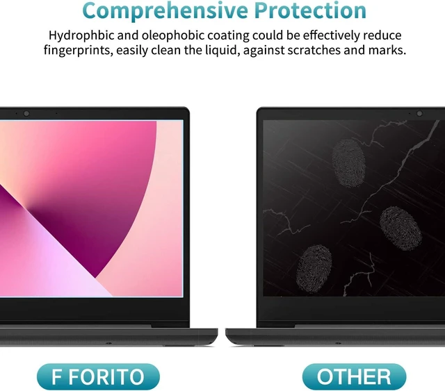 Alt view image 4 of 6 - 2-Pack 16 inch Anti Blue Light Screen Protector Eye Protection Anti Glare & Blue Light Blocking Screen Filter Compatible with All 16 Laptops with 16:10 Aspect Ratio