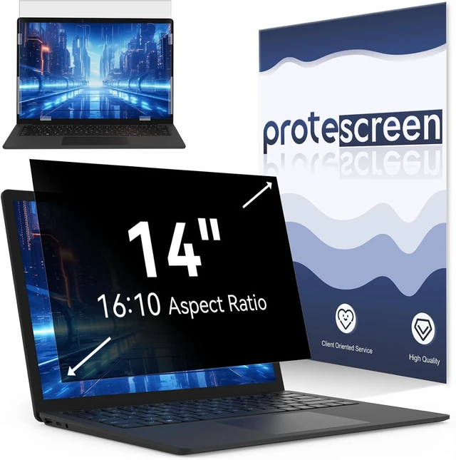 Main image of Laptop Privacy Screen Compatible with 14 Inch 16:10 Aspect Ratio 302x188mm