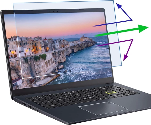 Main image of 2 Pcs 14 Inch (1920x1200P) Laptop Blue Light Screen Protector Reduce Eye Strain Anti Glare Blue Light Blocking Screen Protector for 14 with 16:10 Resolution HP/////