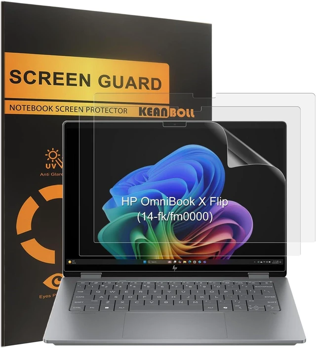 Main image of 3 Pack Anti Glare (Matte) Screen Protector for 2025+ HP OmniBook X Flip 14 2-in-1 Touchscreen Laptop (14-fm/14t-fm/14-fk/14z-fk/14-ka/14t-ka0000nr Series ) (Only Suitable for the 2-in-1 Version)