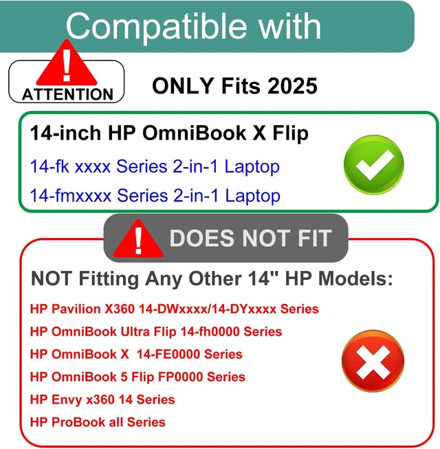 Alt view image 2 of 7 - 3 Pack Anti Glare (Matte) Screen Protector for 2025+ HP OmniBook X Flip 14 2-in-1 Touchscreen Laptop (14-fm/14t-fm/14-fk/14z-fk/14-ka/14t-ka0000nr Series ) (Only Suitable for the 2-in-1 Version)