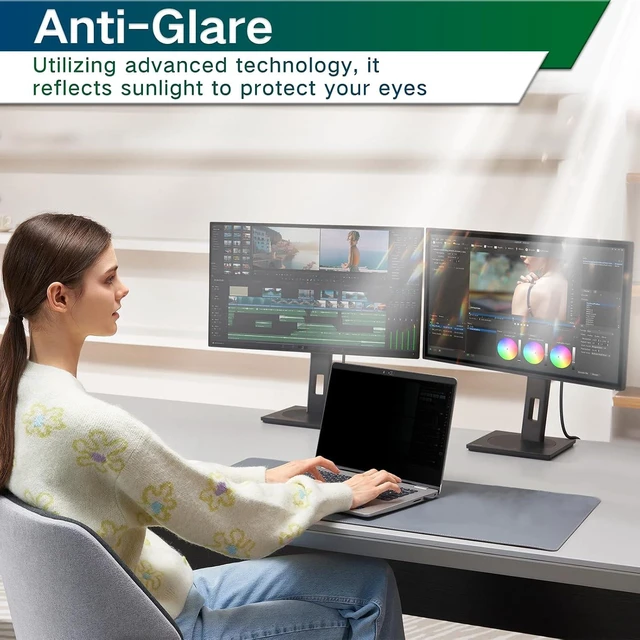 Alt view image 4 of 7 - Magnetic Privacy Screen for MacBook Air 13.6/13 Inch(2022-2026 M2-M5)