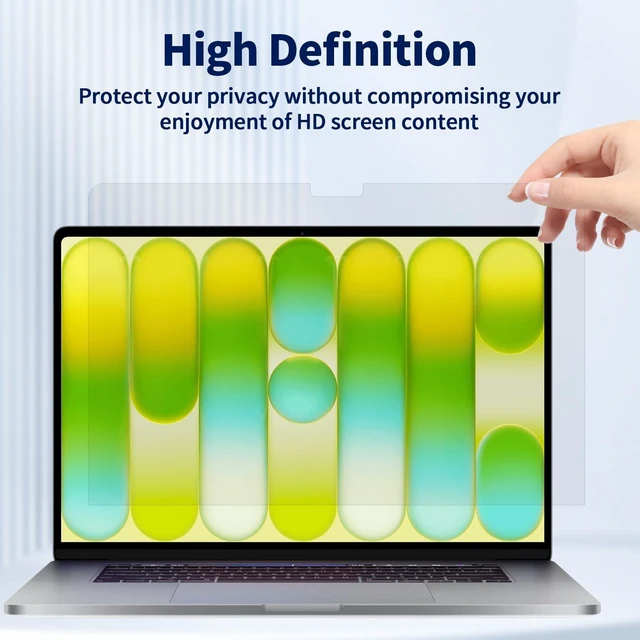 Alt view image 6 of 6 - 2-Pack Privacy Screen Protector for MacBook Neo 13-Inch A18 Pro Matte Laptop Privacy Screen Shield Anti Blue Light Glare Filter for 2026 Mac Neo 13in