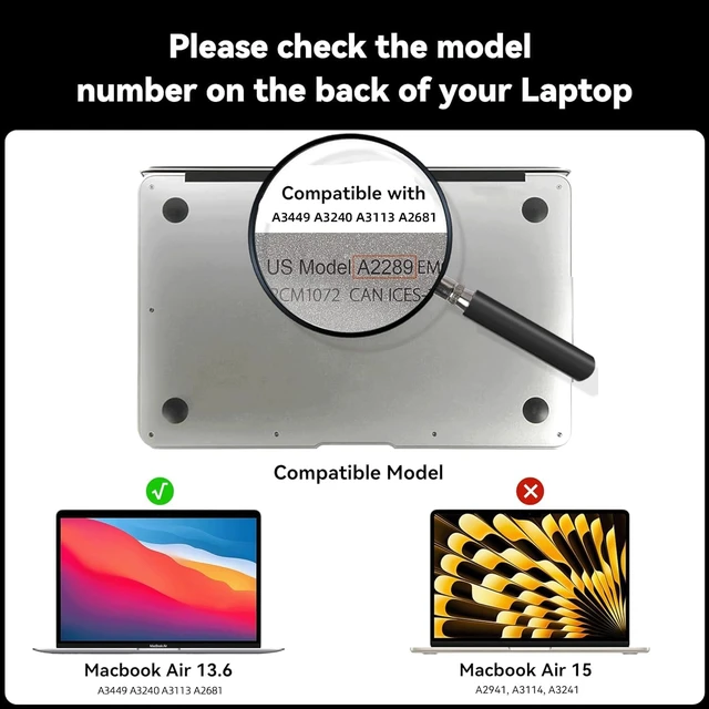 Alt view image 7 of 7 - 360° Privacy Screen Macbook Air 13.6/13 Inch (2022-2026 M2 M3 M4 M5) Matte Anti Glare Blue Light 13.6in Mac Scratch Resistant Laptop Screen Protector Filter
