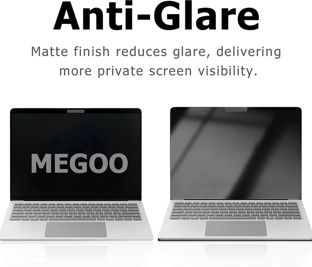Alt view image 7 of 7 - Privacy Screen for Macbook Pro 13 Inch (2016-2022 M1 M2) / Macbook Air 13 in (2018-2021 M1) Blue Light Filter Matte Finish Anti-Glare Eye Protection Premium Business Protection