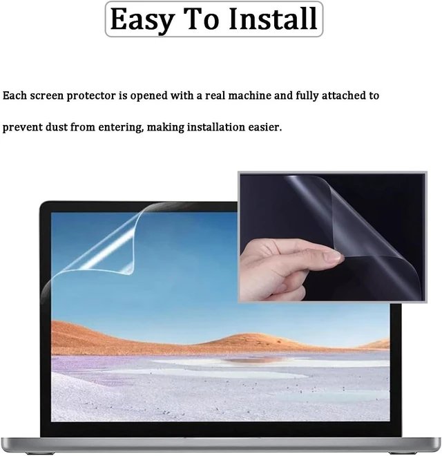 Alt view image 7 of 7 - 2 Pack 15.6 inch Anti Glare Screen Protector for HP 15.6 Laptop /HP Envy x360 /Pavilion /Probook /EliteBook /OMEN /Chromebook HP 15-eg 15-eh 15-er 15-dw 15-dy 15-ef 15-ee 15-ed 15t 15z 15m Laptop