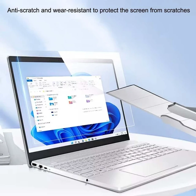 Alt view image 4 of 7 - 15.6 inch Laptop Screen Protector(345x194/WxH) Scratch-Resistant Computer Screen Blue Light Blocker Ultra Clear/Anti Fingerprint for 15.6 HP//Sony/////Toshiba (15.6 inch)