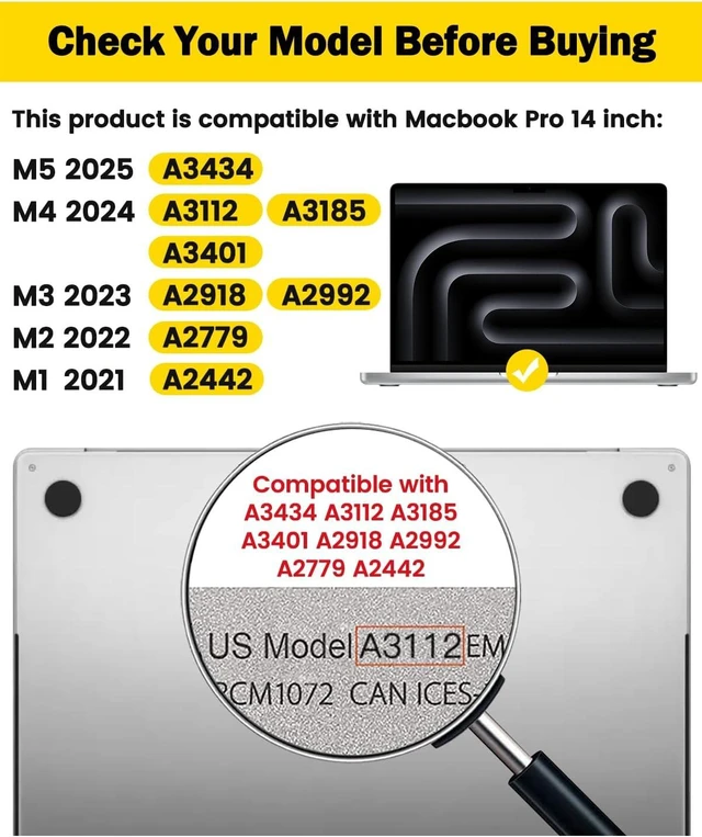 Alt view image 7 of 7 - 360° Privacy Screen Protector Compatible with MacBook Pro 14 inch (2025-2021 M5 M4 M3 M2 M1 Pro Max Chip) Anti Peeping Anti Glare and Anti Blue Light Laptop Privacy Screen Shield