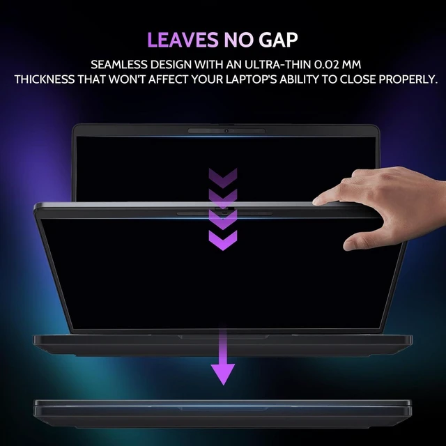 Alt view image 4 of 7 - 360° Privacy Screen for Laptop 15.6 Inch 16:9 Aspect Ratio