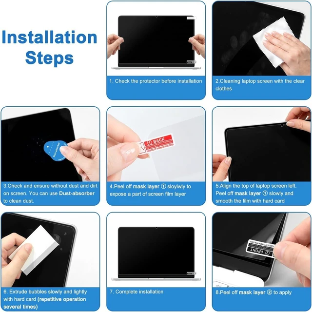 Alt view image 7 of 7 - 2-Pack Screen Protector for MacBook Neo 13 inch A3404 HD Clear