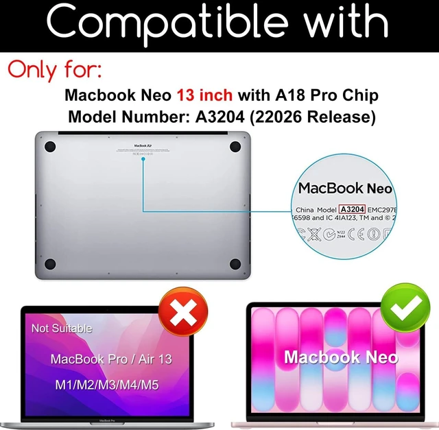 Alt view image 2 of 7 - 3 Pack Anti Glare (Matte) Screen Protector for MacBook Neo 13-Inch (A18 Pro Chip Model: A3404)