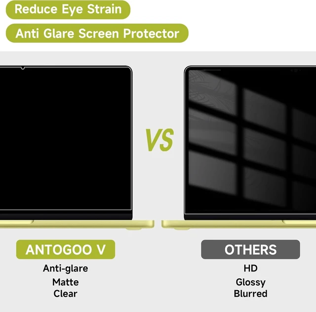 Alt view image 2 of 7 - 2 Pack Anti Glare Screen Protector Compatible with 2026 MacBook Neo 13-Inch Matte Anti Glare Film Anti Scratch Protector for Mac Neo 13in A18 Pro Chip