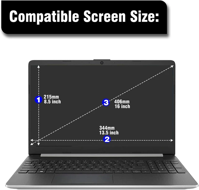 Alt view image 2 of 7 - 3 PCS 16 Laptop Screen Protector Anti Glare Matte Filter for 16-inch 16:10 Aspect Ratio Screen HP//////jumper/Sony/MSI//Razer Blade 16 inch Laptop