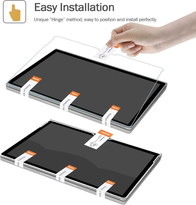 Alt view image 7 of 7 - ArmorShield Glass Screen Protector for Surface Laptop Go 3/2/1 12.4