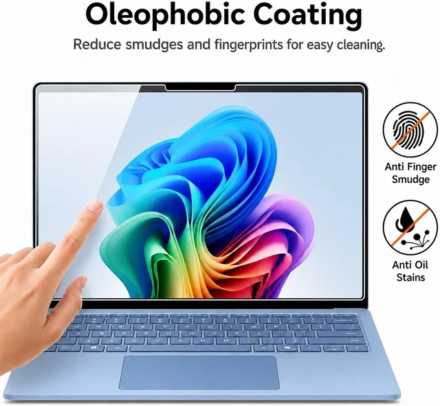Alt view image 5 of 7 - ArmorShield Glass Screen Protector for Surface Laptop Go 3/2/1 12.4