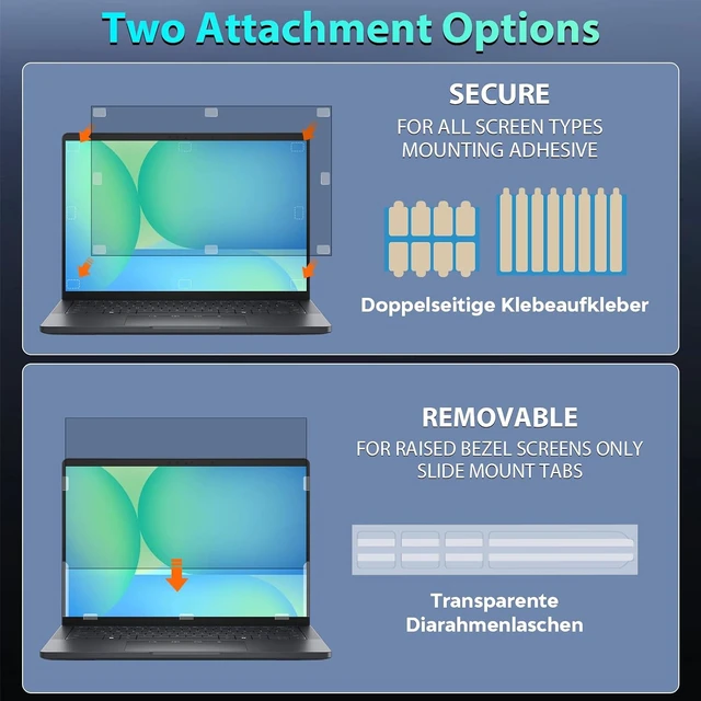 Alt view image 3 of 7 - Laptop Privacy Screen 16 Inch