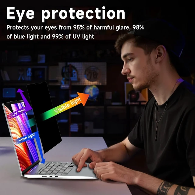 Alt view image 6 of 7 - Laptop Privacy Screen 16 Inch