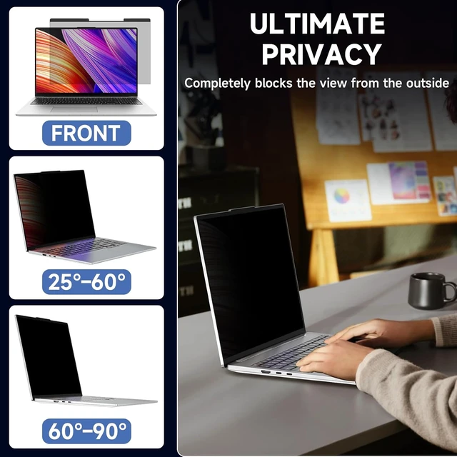 Alt view image 5 of 7 - Laptop Privacy Screen 16 Inch