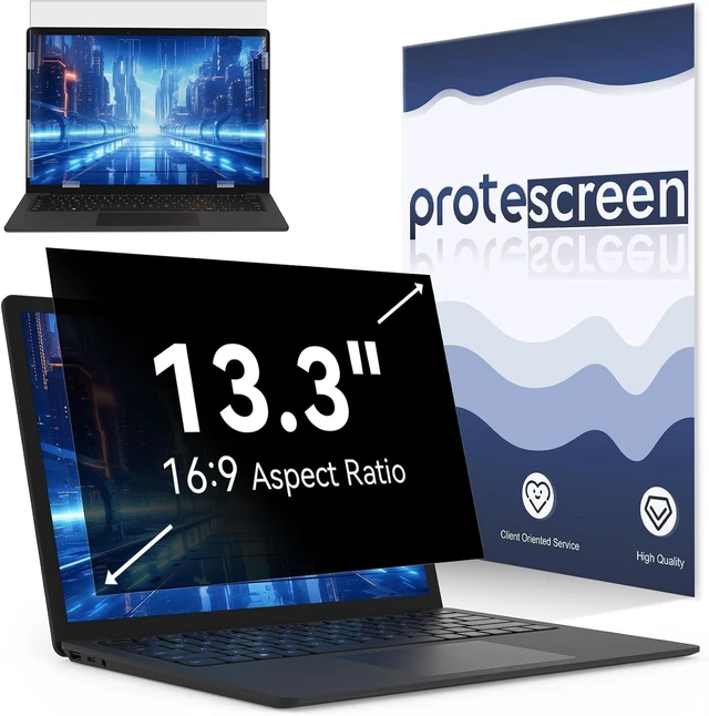 Main image of Laptop Privacy Screen Compatible with 13.3 Inch 16:9 Aspect Ratio 294x166mm
