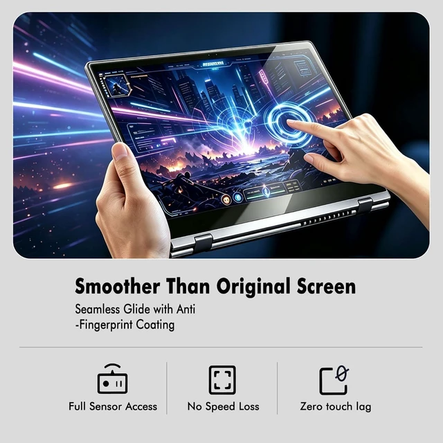 Alt view image 6 of 6 - 2 Pack 15.6 Inch Portable Monitor Screen Protector for 15.6 1080P/1920X1080P ARZOPA//MNN/KYY/Yxk/QQH/Lepow/kado/ZenScreen/InnoView/Newsoul etc Monitor. Anti-Blue Light Anti-Glare UV Filter