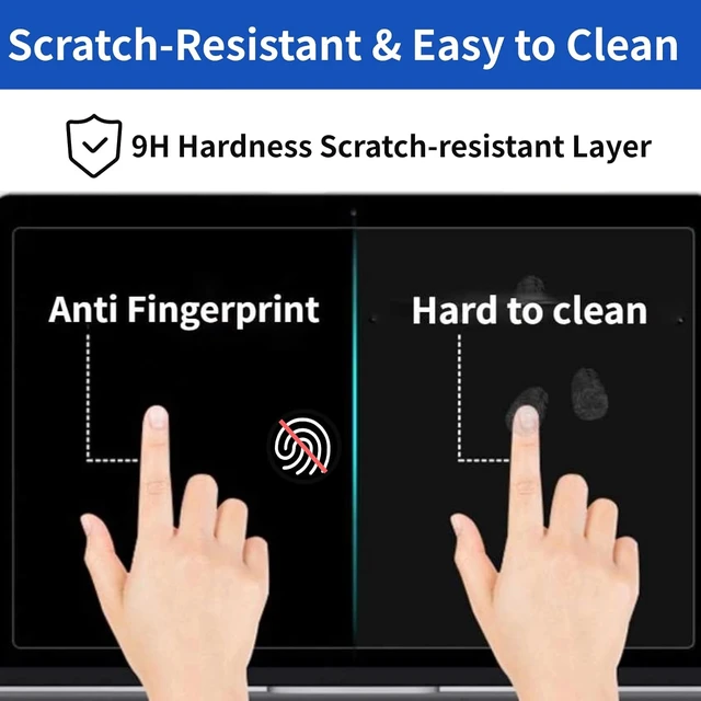Alt view image 5 of 6 - 2Pcs Anti Glare Blue Light Laptop Screen Protector 14 Inch 16:9 Tablet