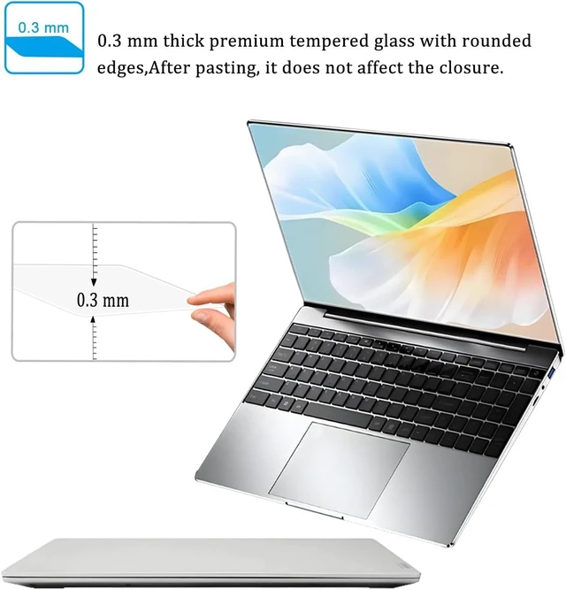 Alt view image 7 of 7 - Tempered Glass Screen Protector for /TUF 16 inch Gaming Laptop