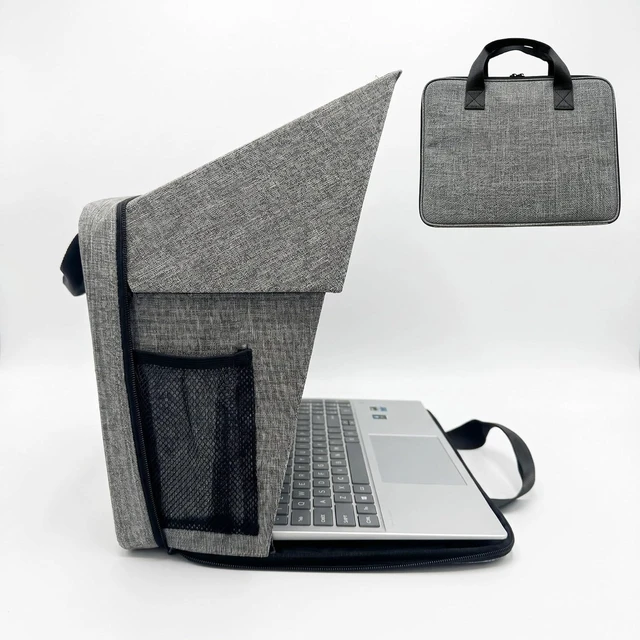 Main image of Laptop Sun Shade Carry Case & Privacy Shield Fit 12-16 Inch Working Outside